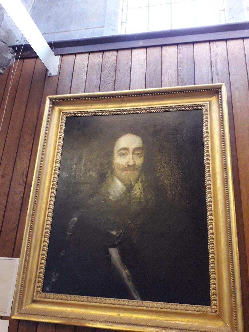 Copy of Van Dyke portrait, on loan